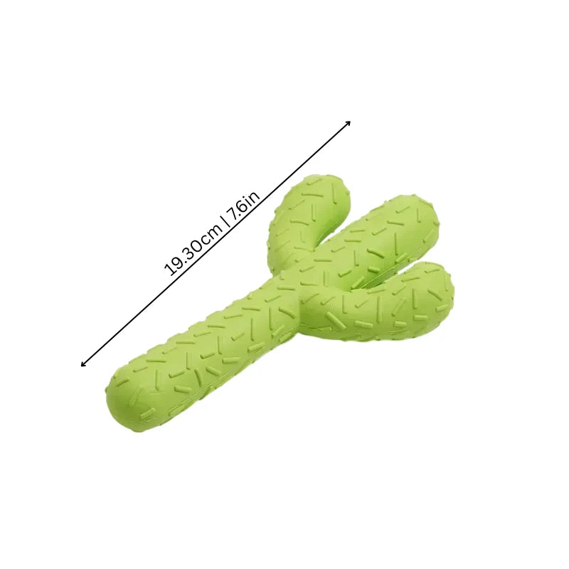 Dog Chew Toy Cactus Shape Durable Tooth-Cleaning