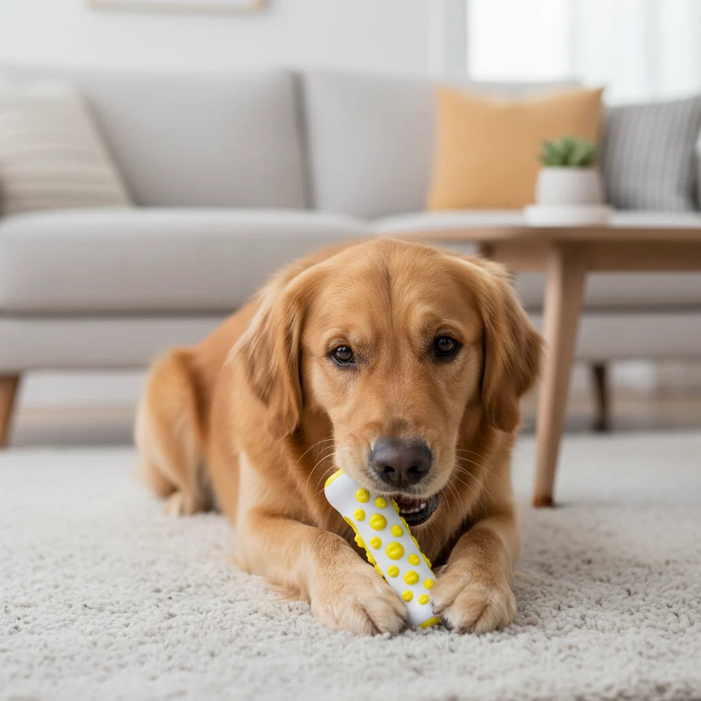 Dog Chew Toy Calming Lavender & Chamomile Non-Toxic Durable