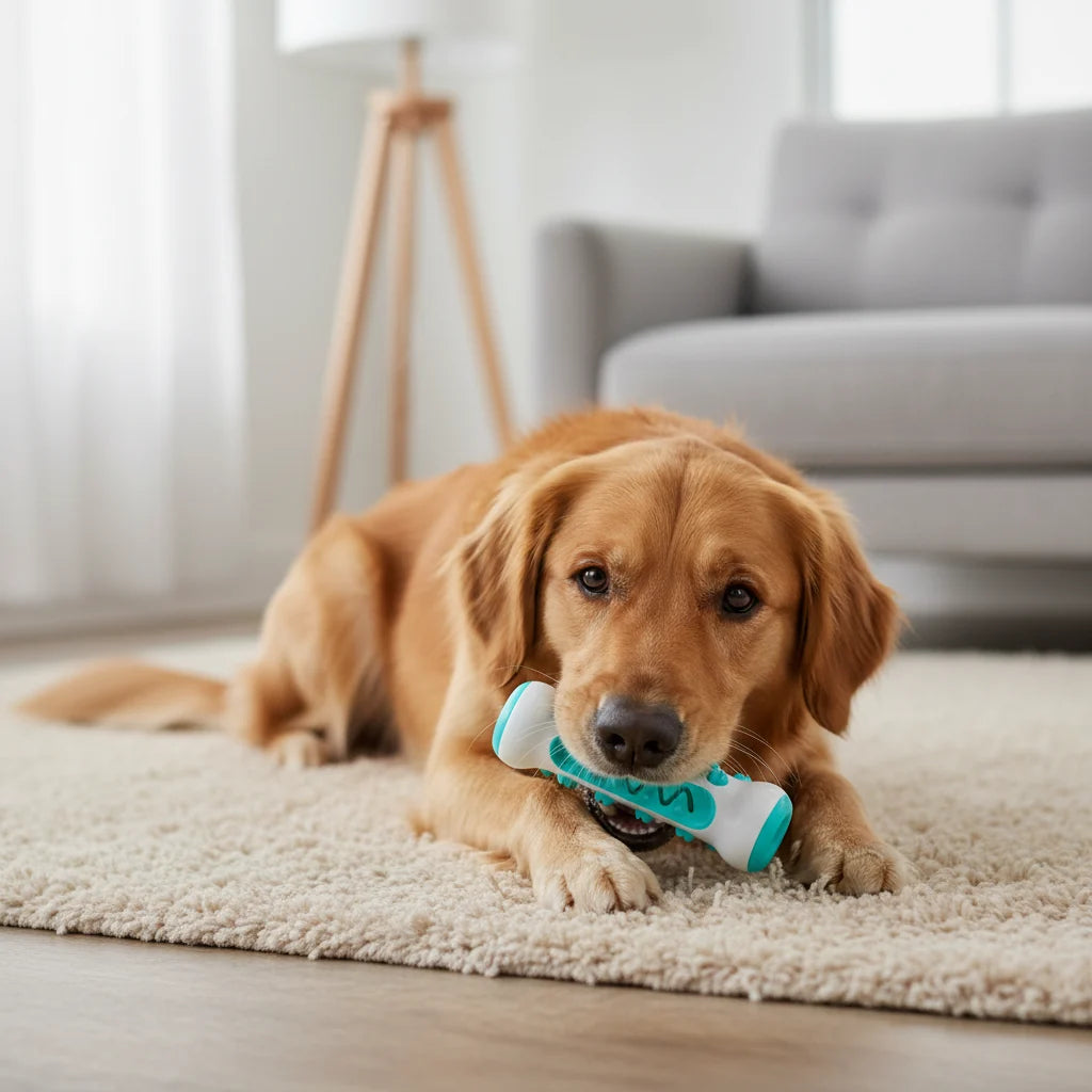 Dog Chew Toy Calming Lavender & Chamomile Non-Toxic Durable