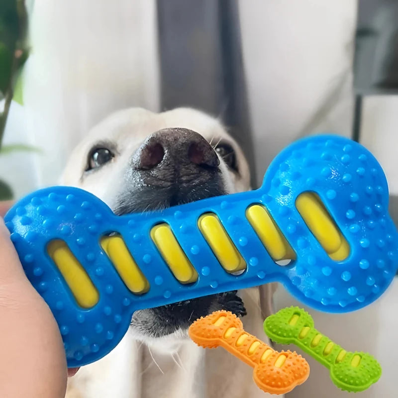 Dog Chew Toy Teeth-Cleaning Texture Durable TPR