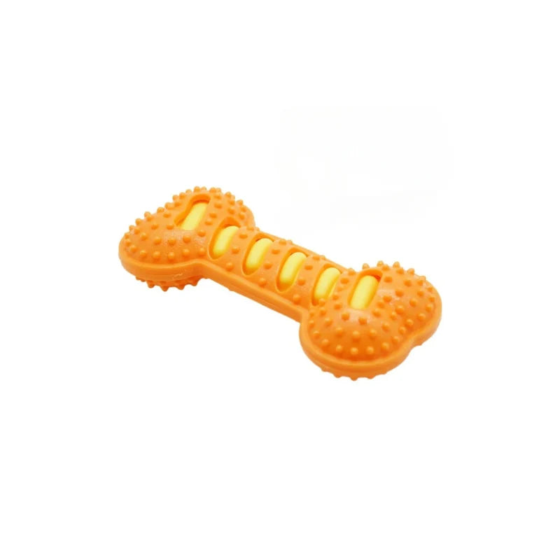 Dog Chew Toy Textured Teeth-Cleaning Durable Rubber