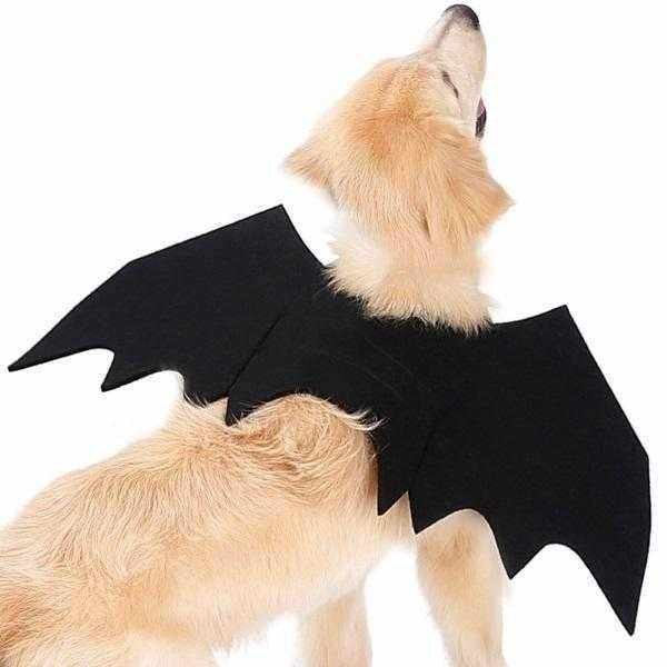 Dog Costume Bat Wings Soft Felt Adjustable Straps