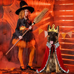 Dog Costume Royal Cape & Crown Adjustable Fit