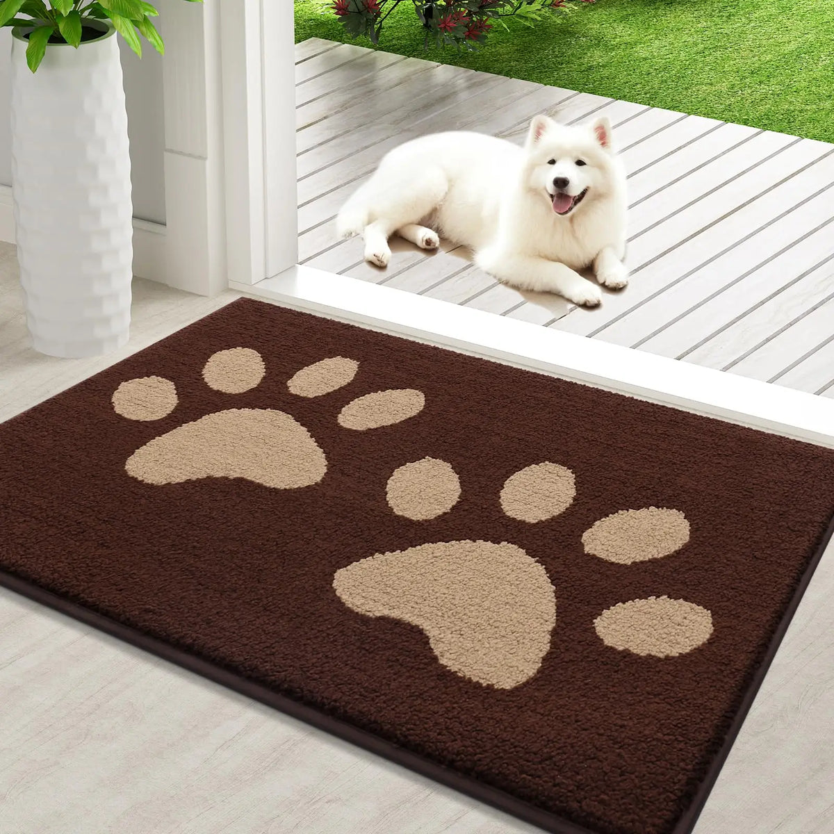 Dog Door Mat Absorbent & Non-Slip