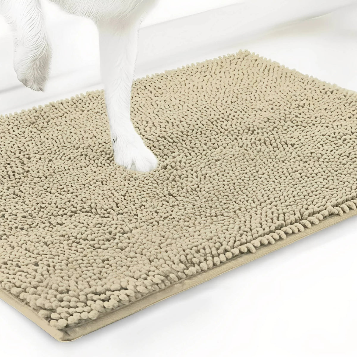 Dog Door Mat Absorbent Non-Slip Muddy Paw Protection