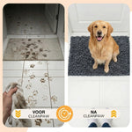 Dog Door Mat Absorbent Non-Slip Muddy Paw Protection