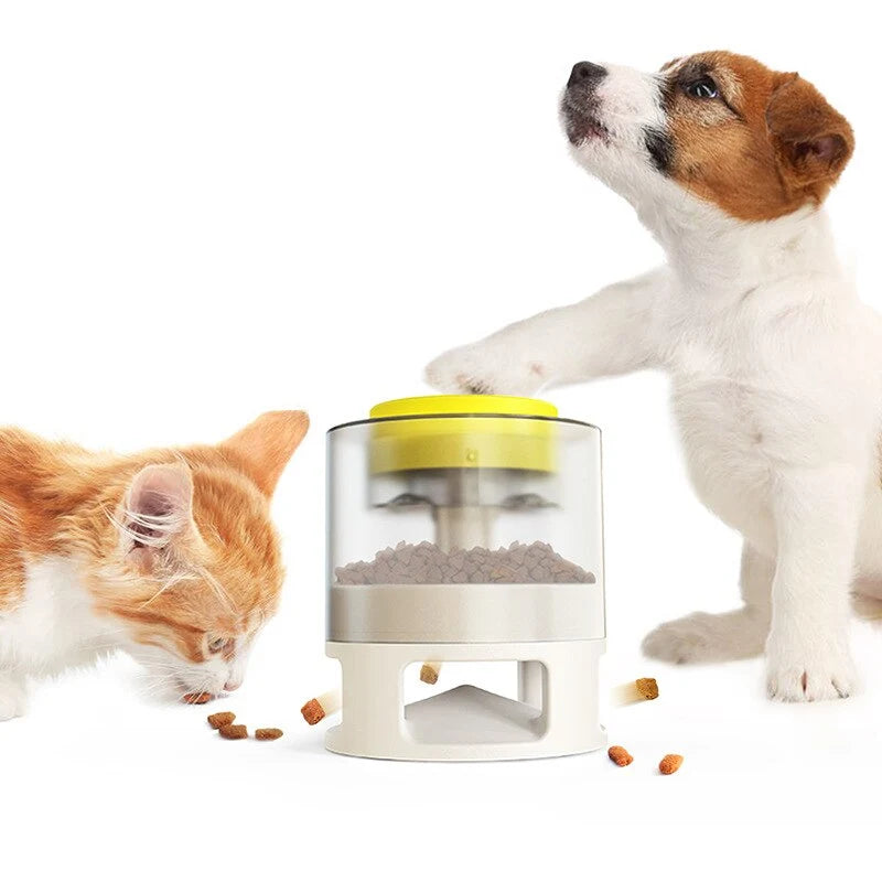 Dog Feeder Toy Interactive Slow-Feeding 7 Oz Capacity