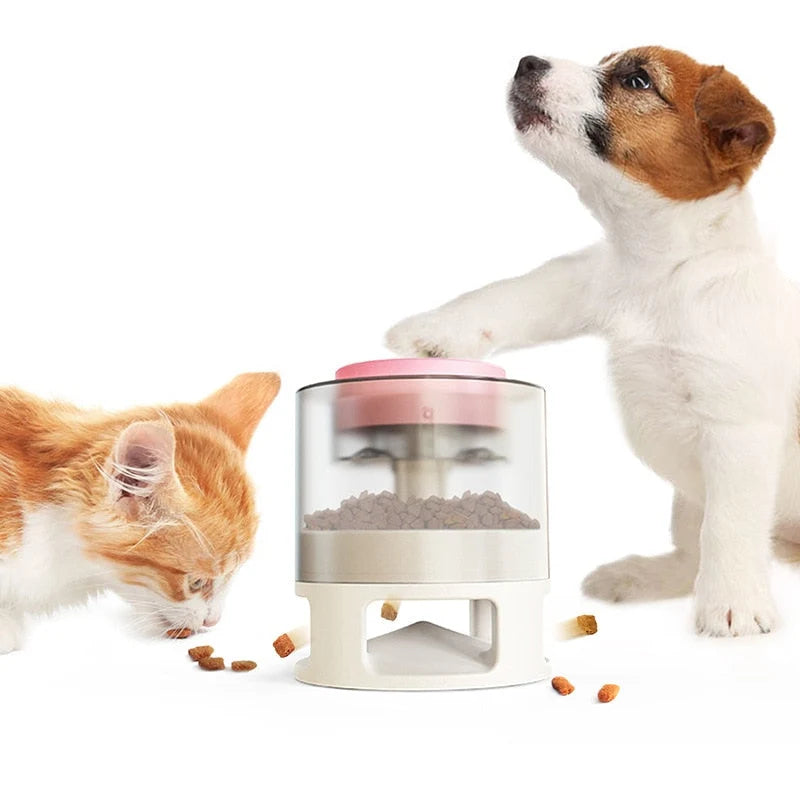 Dog Feeder Toy Interactive Slow-Feeding 7 Oz Capacity