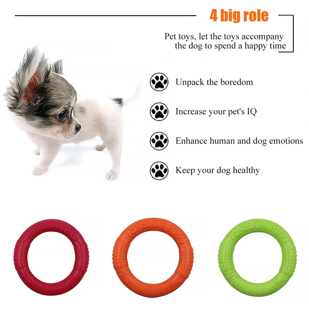Dog Flying Disc EVA Interactive Fetch Toy