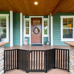 Dog Gate Extra Wide Freestanding Steel Walk-Through Door