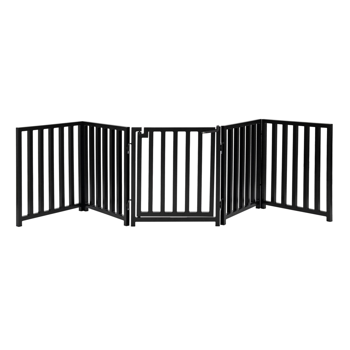 Dog Gate Extra Wide Freestanding Steel Walk-Through Door
