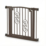 Dog Gate Extra Wide Pressure-Mounted Walk-Through Door