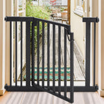 Dog Gate Weather-Resistant Steel Pressure-Mounted Adjustable