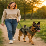 Dog Harness Adjustable Breathable Mesh Reflective Accents & Control Handle