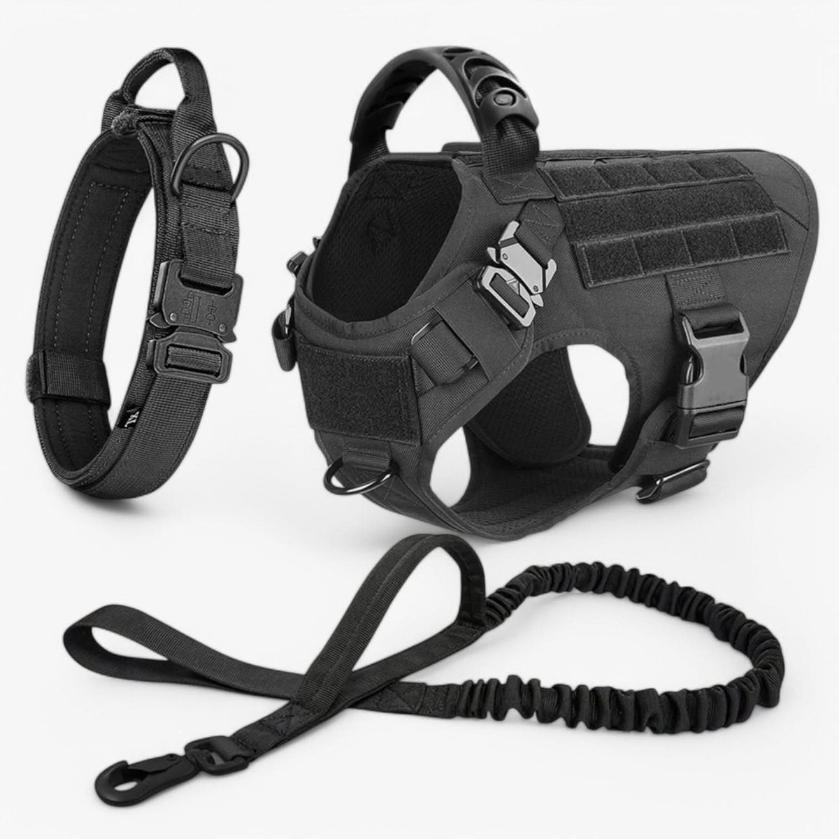 Dog Harness Adjustable Breathable Mesh Reflective Accents & Control Handle