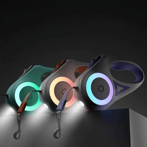 Dog Leash LED Strip & Handle Flashlight