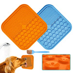 Dog Lick Mat Silicone Suction Honeycomb Surface