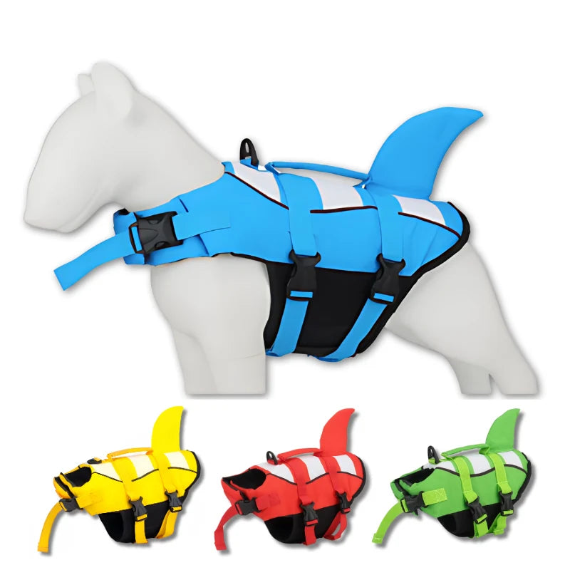 Dog Life Jacket Enhanced Buoyancy Adjustable Fit