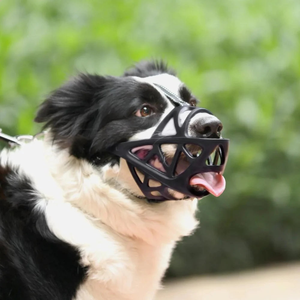Dog Muzzle Adjustable Breathable Anti-Bite & Anti-Bark