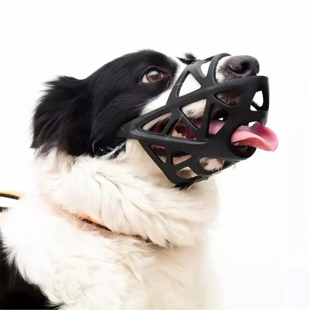 Dog Muzzle Adjustable Breathable Anti-Bite & Anti-Bark