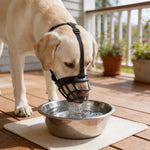 Dog Muzzle Breathable Polyester Mesh Adjustable Straps