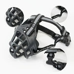 Dog Muzzle Breathable Polyester Mesh Adjustable Straps