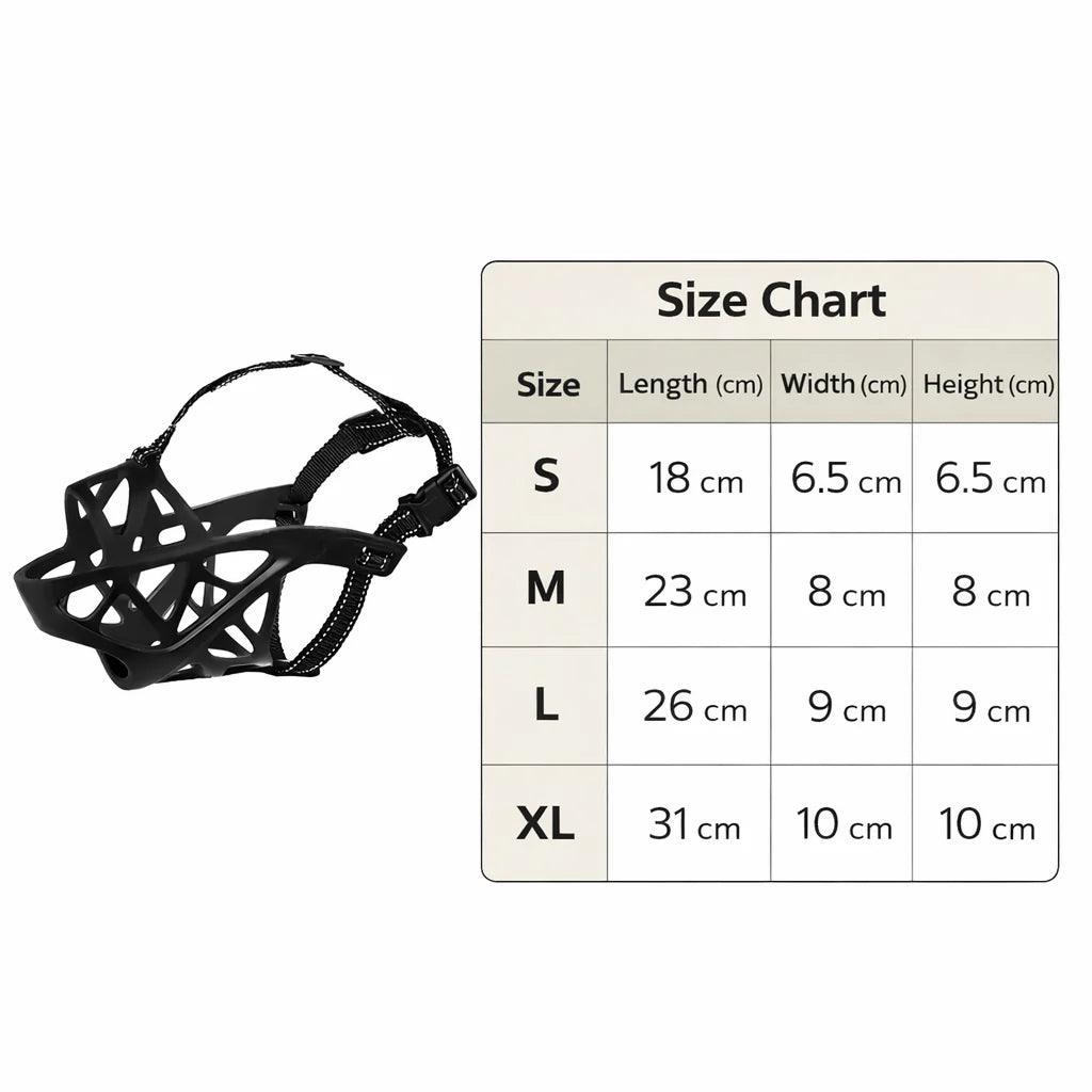 Dog Muzzle Soft Breathable Lightweight Comfort