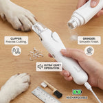 Dog Nail Clipper & Grinder Rechargeable USB Low-Noise