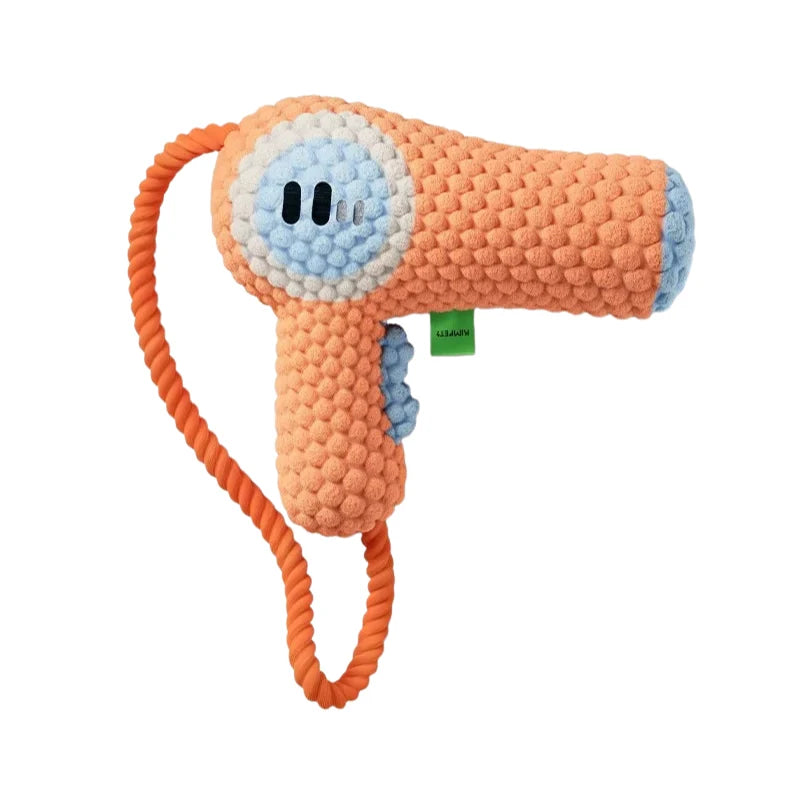 Dog Plush Toy Squeaky Fleece Anxiety Relief