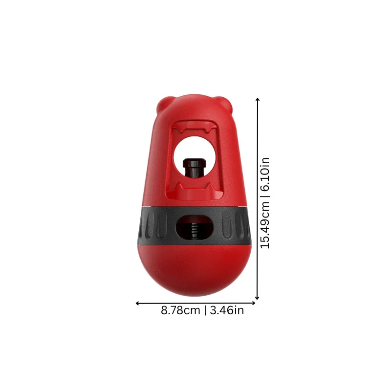 Dog Puzzle Feeder Rolling Slow-Feed Dispenser