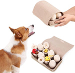 Dog Puzzle Toy Egg-Shaped Treat Dispenser