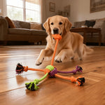 Dog Rope Toy Cotton Knot Tug & Dental Chew