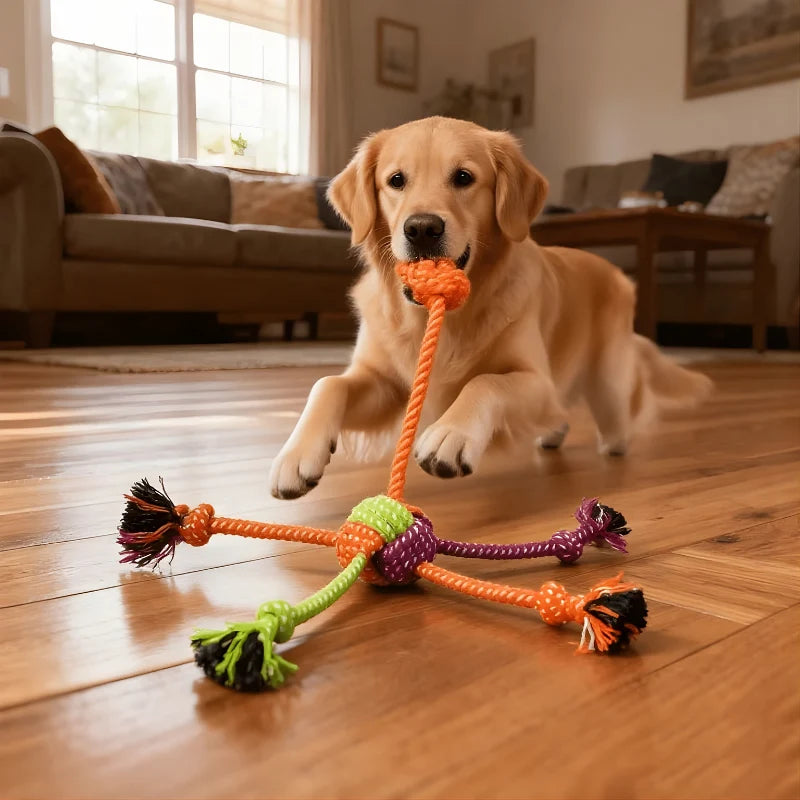 Dog Rope Toy Durable Cotton Knot Dental Care