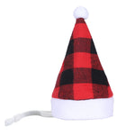 Dog Santa Hat Plush Adjustable Strap