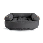 Dog Sofa Bed Orthopedic Pressure-Relieving Padding Raised Sides