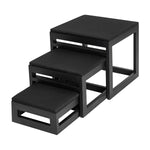 Dog Stairs Nesting Design Upholstered Non-Slip 180 lb Capacity