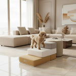 Dog Stairs Padded Non-Slip Two Steps Washable Cover