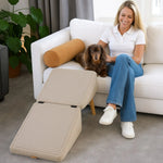 Dog Stairs & Stool 2-in-1 Non-Slip Ramp