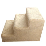 Dog Stairs Three-Step Removable Washable Fleece Cover Supports 44 lb