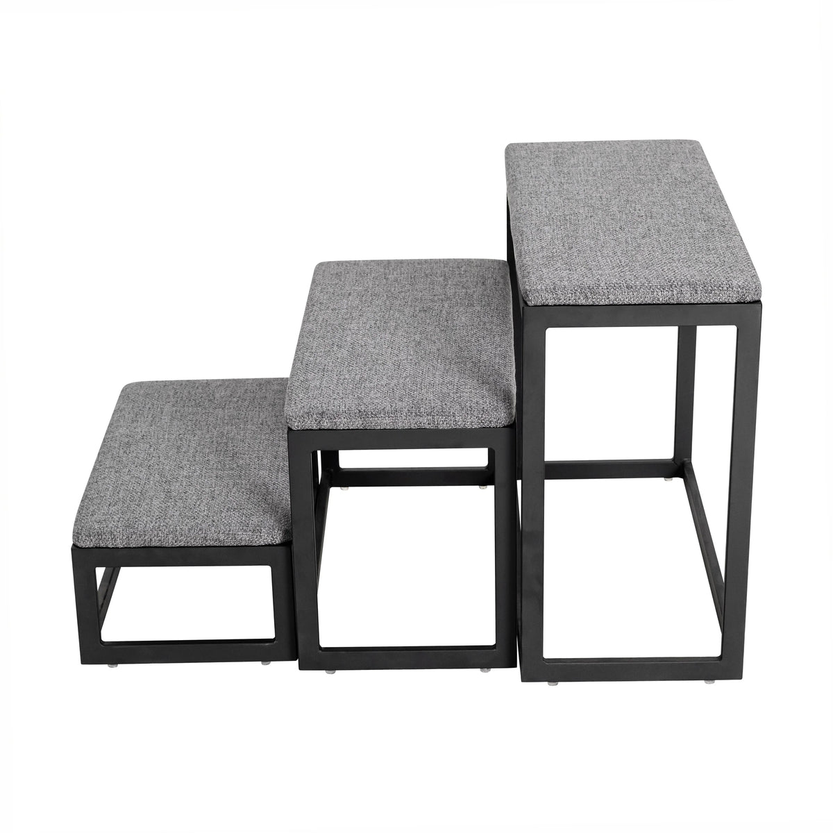 Dog Stairs Wide Padded Non-Slip Steps 180 lb Capacity