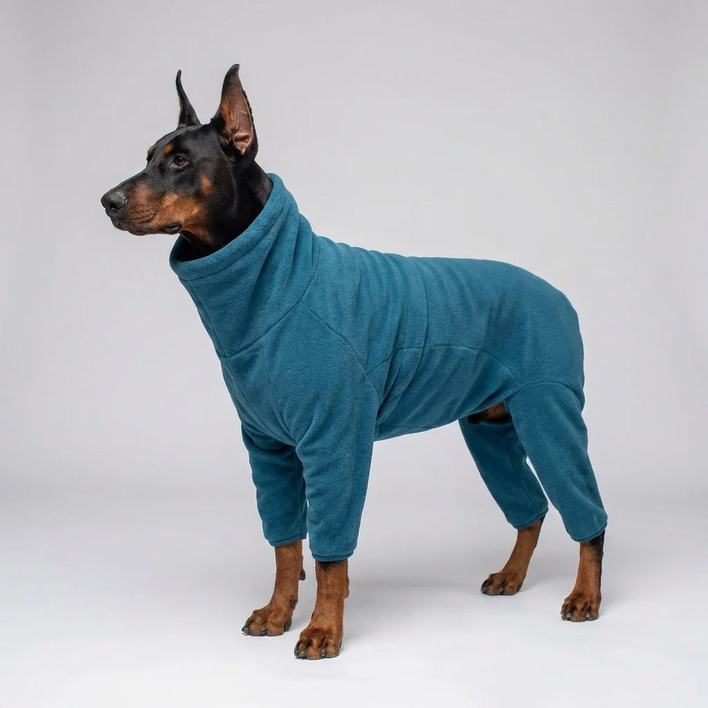 Dog Suit Full-Body Fleece Warmth Flexible Fit