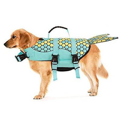 Dog Swim Vest Nylon Shark-Inspired Design Sizes S–L