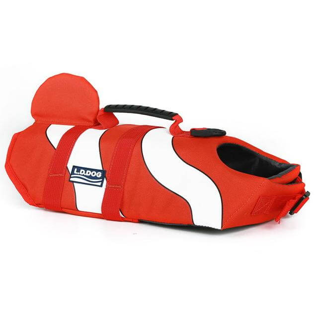 Dog Swim Vest Nylon Shark-Inspired Design Sizes S–L