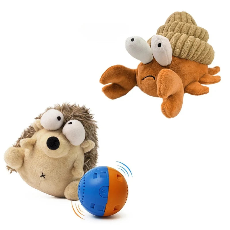 Dog Toy Interactive Squeaky USB Rechargeable Washable Cover