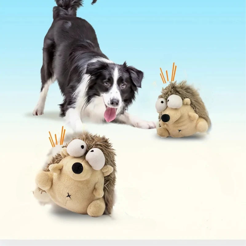 Dog Toy Interactive Squeaky USB Rechargeable Washable Cover