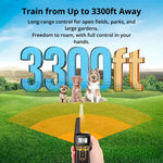 Dog Training Collar 1000m Long-Range Waterproof & Rechargeable