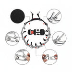 Dog Training Collar Stainless Steel Nylon-Covered Adjustable Fit