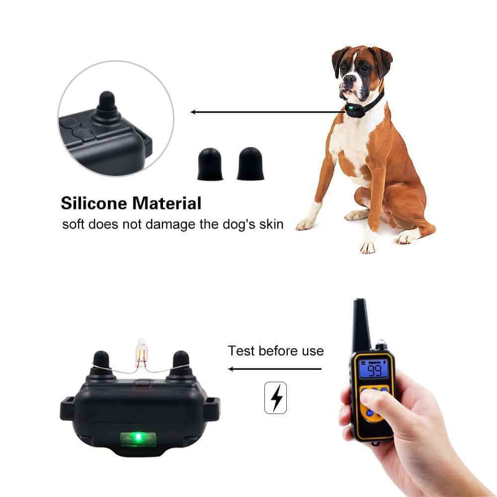 Dog Training Collar Waterproof 2600 Ft Vibration & Tone