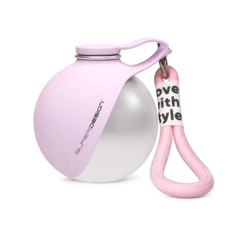Dog Water Bottle Stainless Steel Collapsible Bowl & Leak-Proof