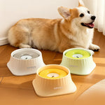 Dog Water Bowl Splash-Proof Floating Design 1.5L Capacity